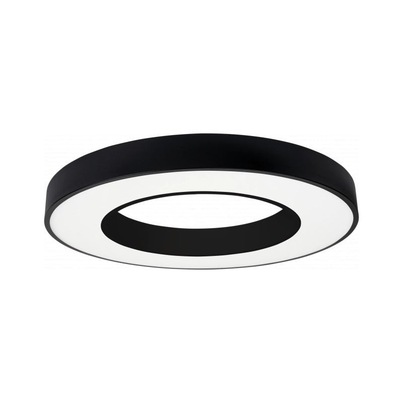 Plafonnier LED Noir 36W 50cm avec Kit de Suspension - Silamp France