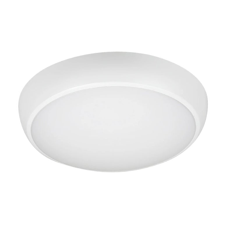 Plafonnier LED Rond 12/16W 100lm/W IP65 IK08 Blanc avec Module de Secours 3h + AT - Silamp France