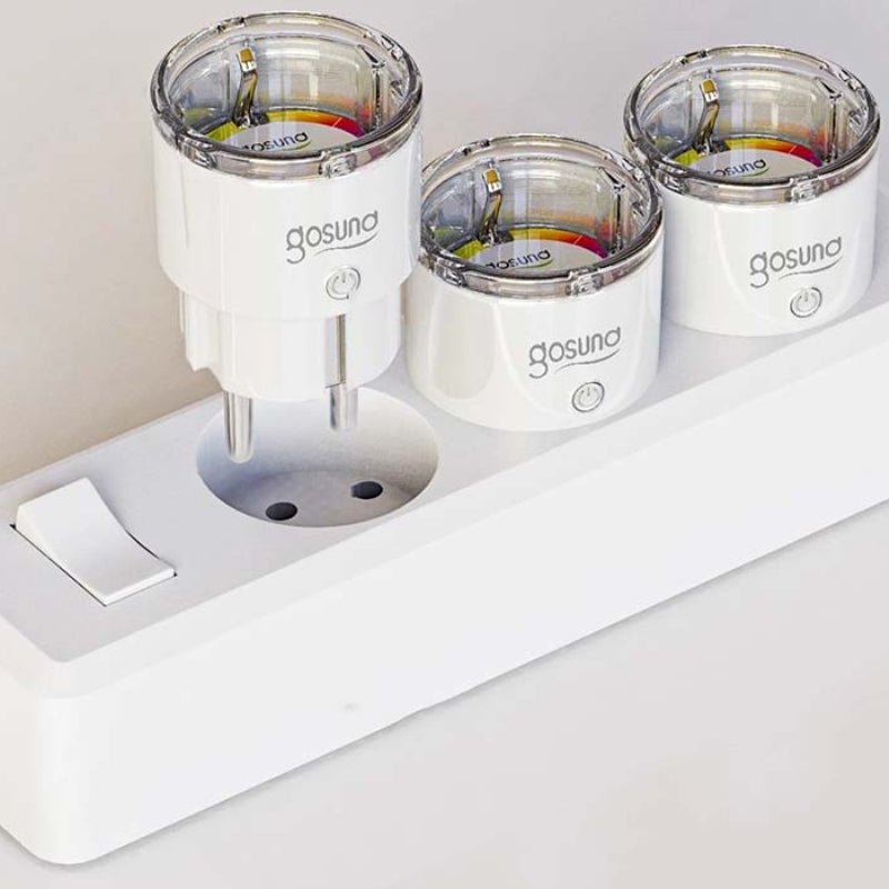 Prise Connectée Intelligente WiFi 2.4GHz 10A Blanche (Lot de 2) - Silamp France