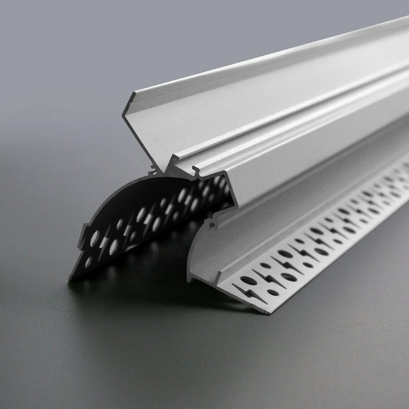 Profilé Aluminium Blanc 2m pour Ruban LED simple pour Faux - Plafond - Silamp France