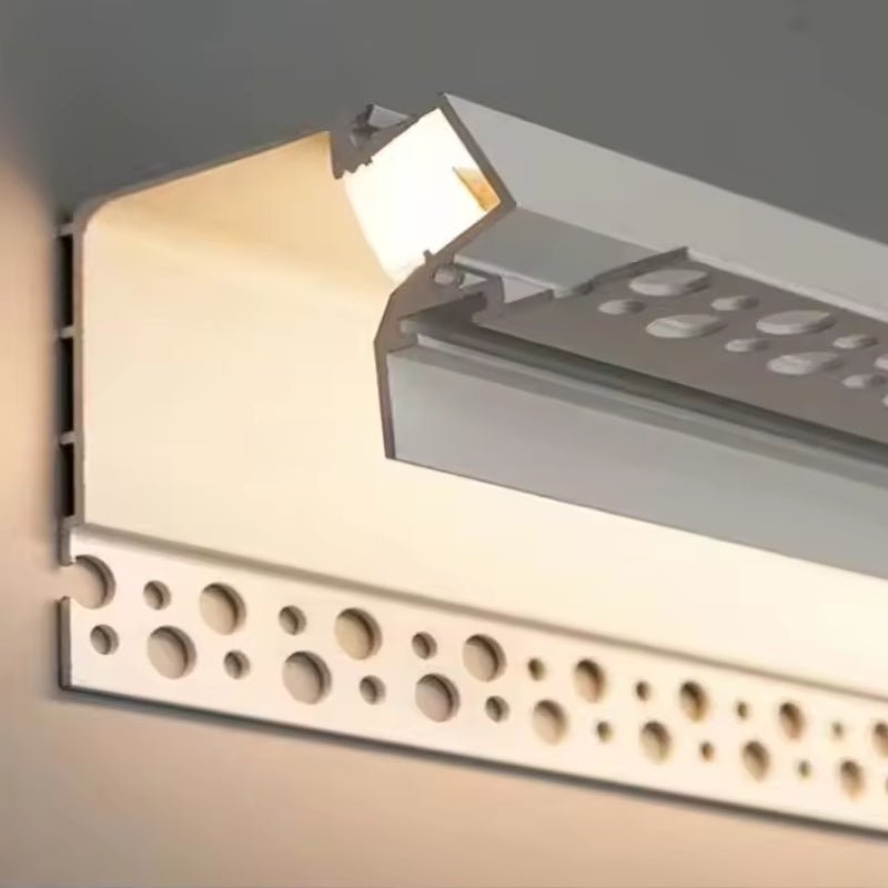 Profilé Aluminium Encastrable 2M pour Faux Plafond Éclairage Indirect - Silamp France