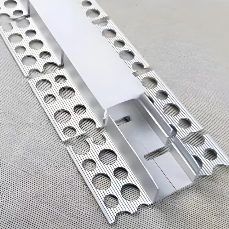 Profilé Aluminium Flexible 2M Cache Opaque Blanc - Silamp France