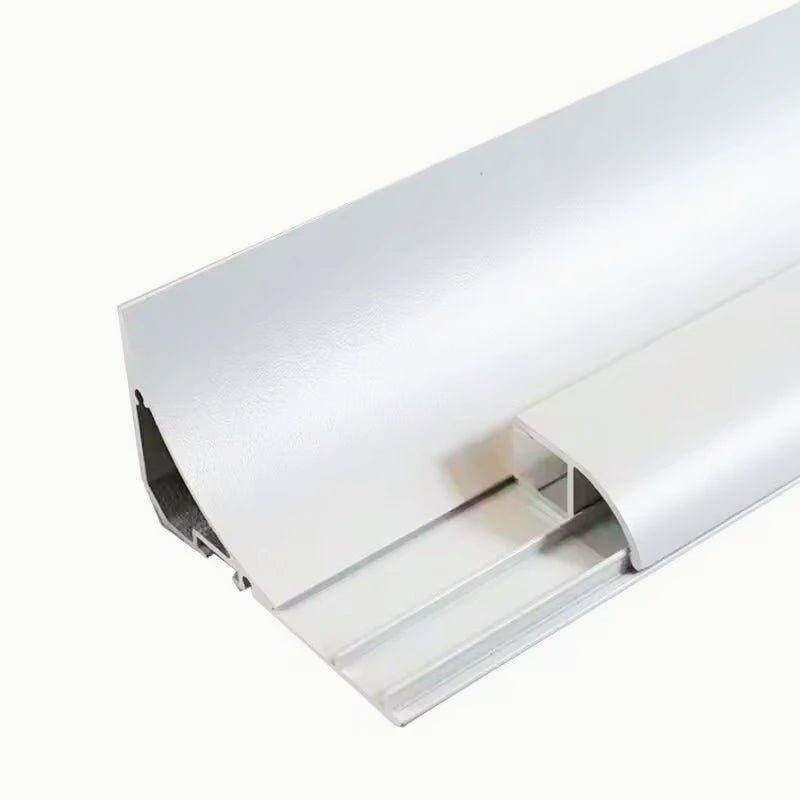 Profilé Aluminium Modulable Plinthe ou Corniche 2M Blanc - Silamp France