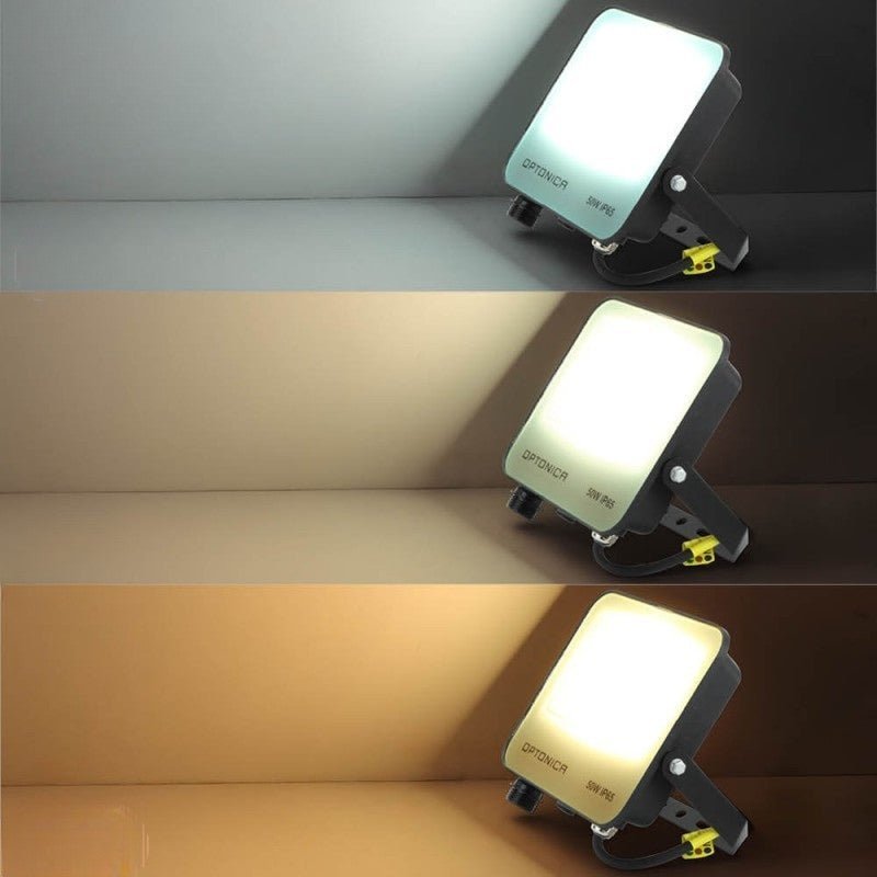 Projecteur 50W IP65 CCT Noir - 3000K/4000K/6000K ( Pack de 10 ) - Silamp France