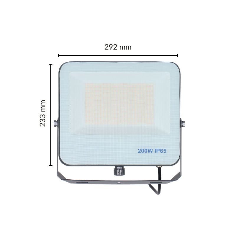 Projecteur LED 200W IP65 CCT - 3000K/4000K/6000K - Silamp France