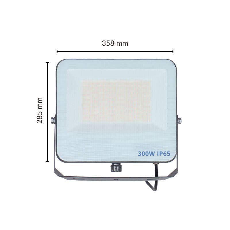 Projecteur LED 300W IP65 CCT - 3000K/4000K/6000K - Silamp France