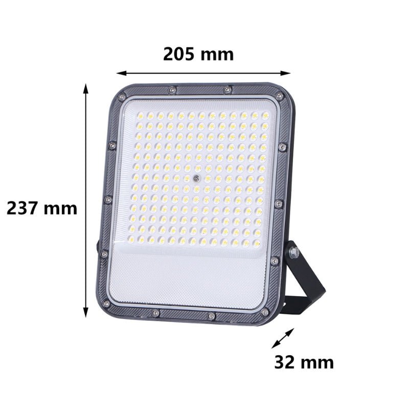 Projecteur LED Extérieur 100W IP65 120lm/W Gris - Silamp France