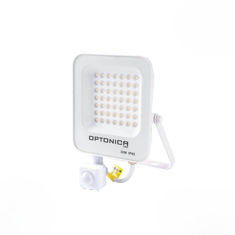 Projecteur LED Extérieur 30W IP65 BLANC avec Détecteur de Mouvement Crépusculaire - Silamp France