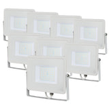 Projecteur LED Extérieur 50W IP65 BLANC Garantie 5 ans (Pack de 8)