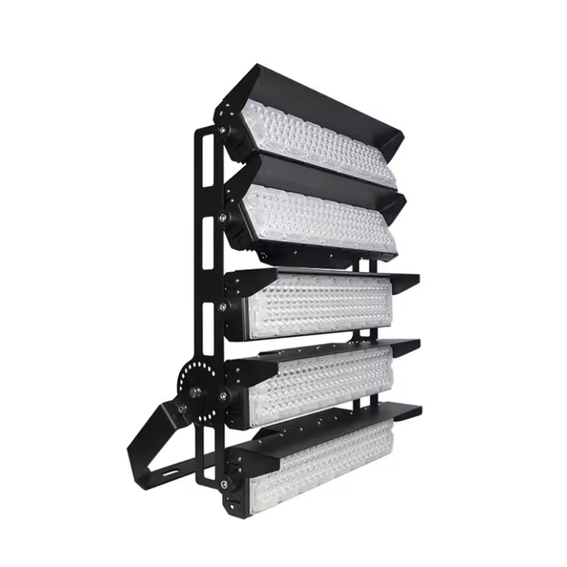 Projecteur LED Puissant Industriel 1250W 170lm/W IP66 Noir Orientable - Silamp France