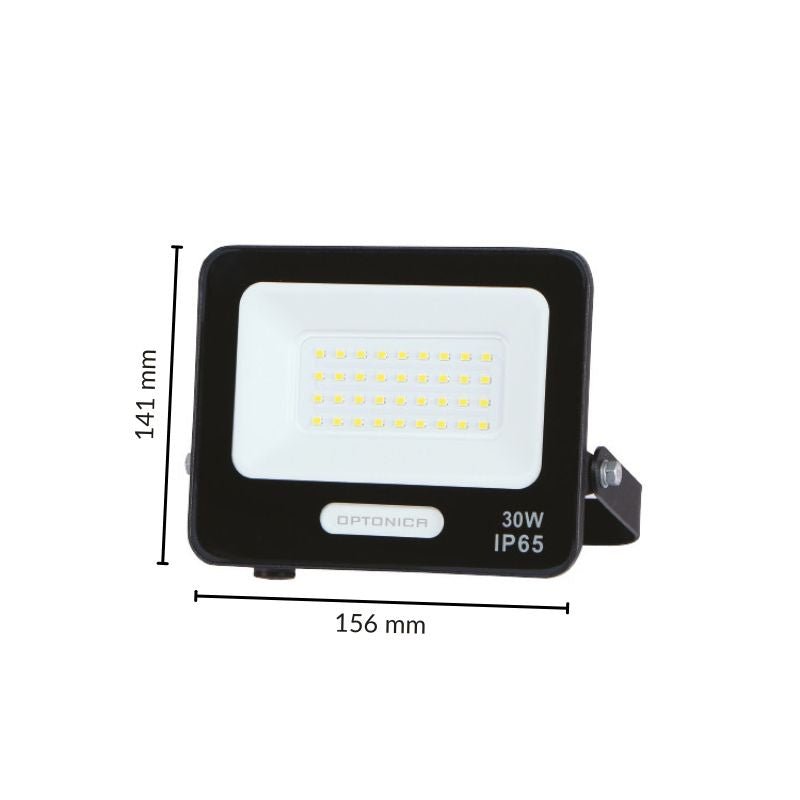 Projecteur LED SMD 30W IP65 2700lm Noir - Câble 15cm - Silamp France