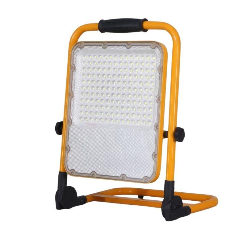 Projecteur LED SMD Rechargeable 50W IP65 JAUNE - Silamp France