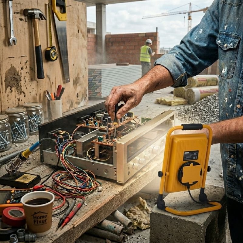 Projecteur LED SMD Rechargeable 50W IP65 JAUNE - Silamp France