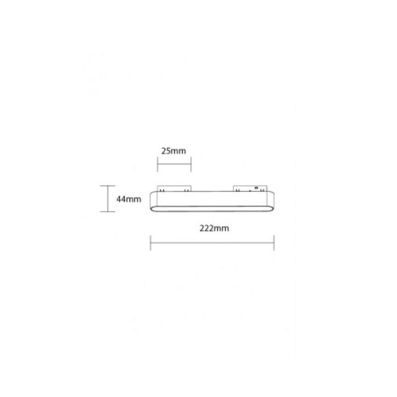 Projecteur Linéaire LED 12W pour Rail Magnétique M05 48V - Silamp France