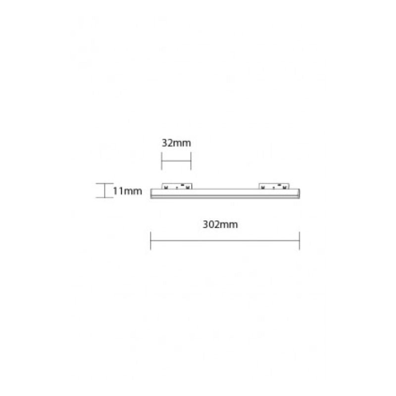 Projecteur Linéaire LED 30cm 10W pour Rail Magnétique M05 48V - Silamp France