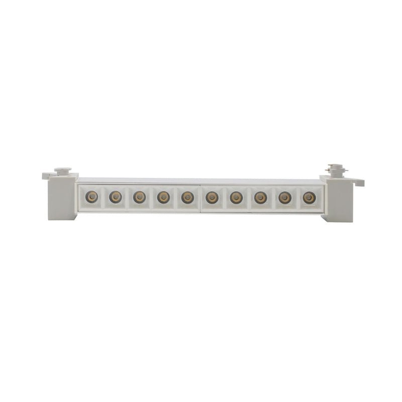 Projecteur Linéaire sur Rail Monophasé 20W 33cm Blanc - Silamp France