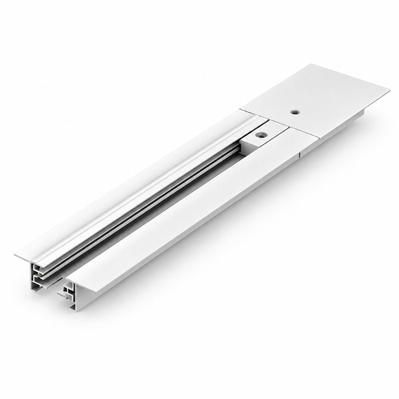 Rail Encastrable Monophasé Plat 1m Blanc - Silamp France