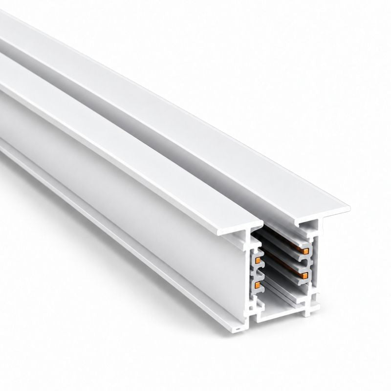 Rail Encastrable Triphasé 2m Blanc - Silamp France