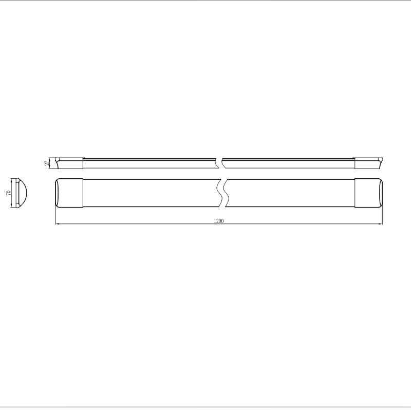 Réglette LED 120cm 30W IP40 (Pack de 10) - Silamp France