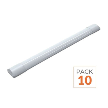 Réglette LED 120cm 30W IP40 (Pack de 10)
