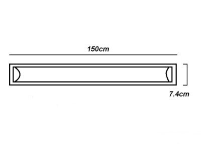 Réglette LED 150cm 60W (Pack de 10) - Silamp France