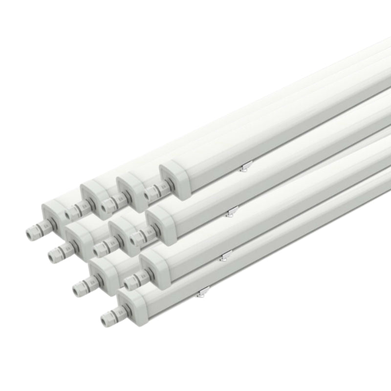 Réglette LED Étanche 120cm 46W 130lm/W Interconnectable ( Pack de 10 ) - Silamp France