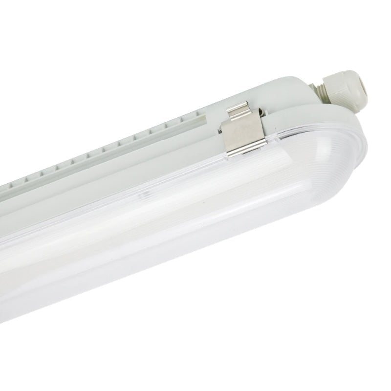 Réglette LED Étanche 150cm 60 - 80W 180lm/W IP66 avec Module de Secours 3H + AT - Silamp France