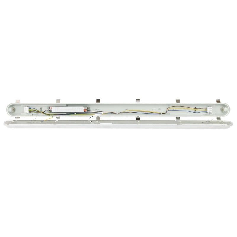 Réglette LED Étanche 150cm 60 - 80W 180lm/W IP66 avec Module de Secours 3H + AT - Silamp France