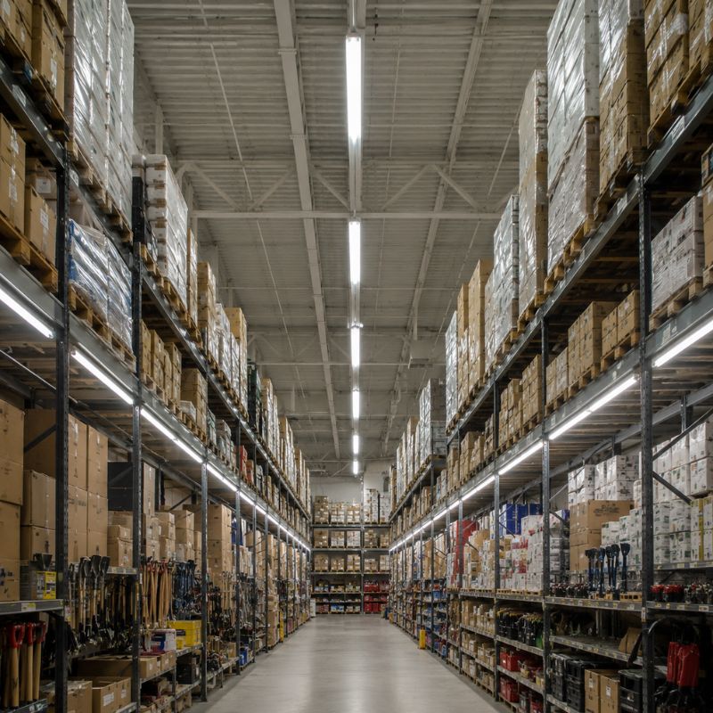 Réglette LED Étanche avec Détecteur IP65 36W 110lm/w - Silamp France