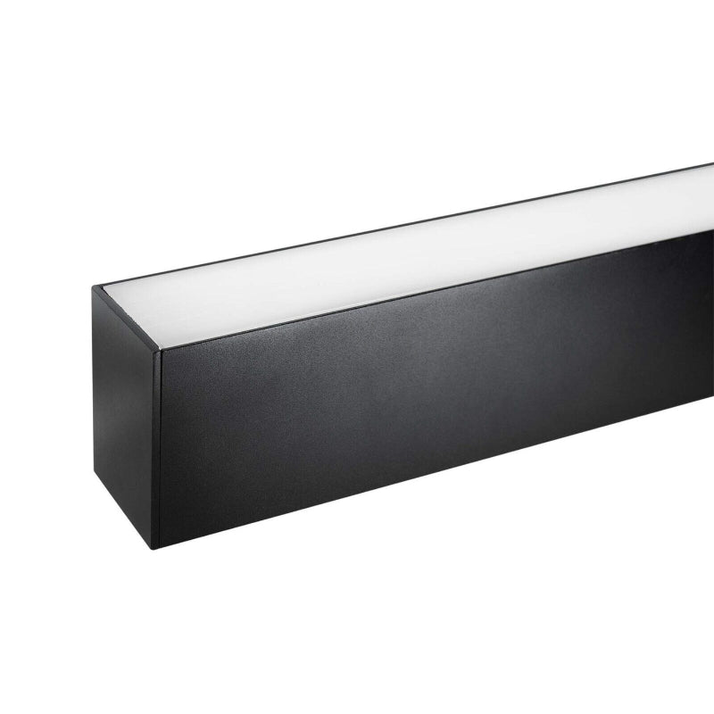 Réglette Suspendue 120 cm Noire 48W CCT - 3000K/4000K/6000K - Silamp France
