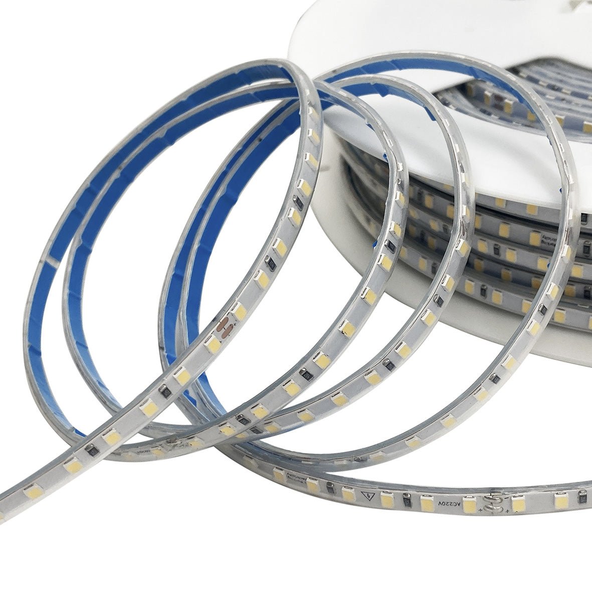 Ruban LED 220V AC 50M 8mm 2835 IP65 120LED/M - Silamp France