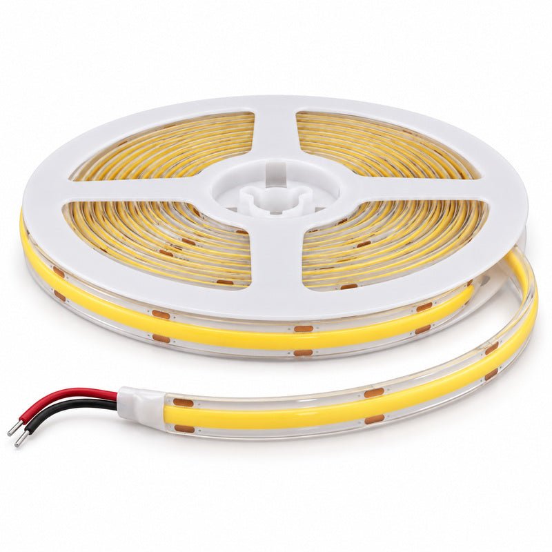 Ruban LED COB 10M 24V IP65 320LED/m 8.7W/m 10mm - Silamp France