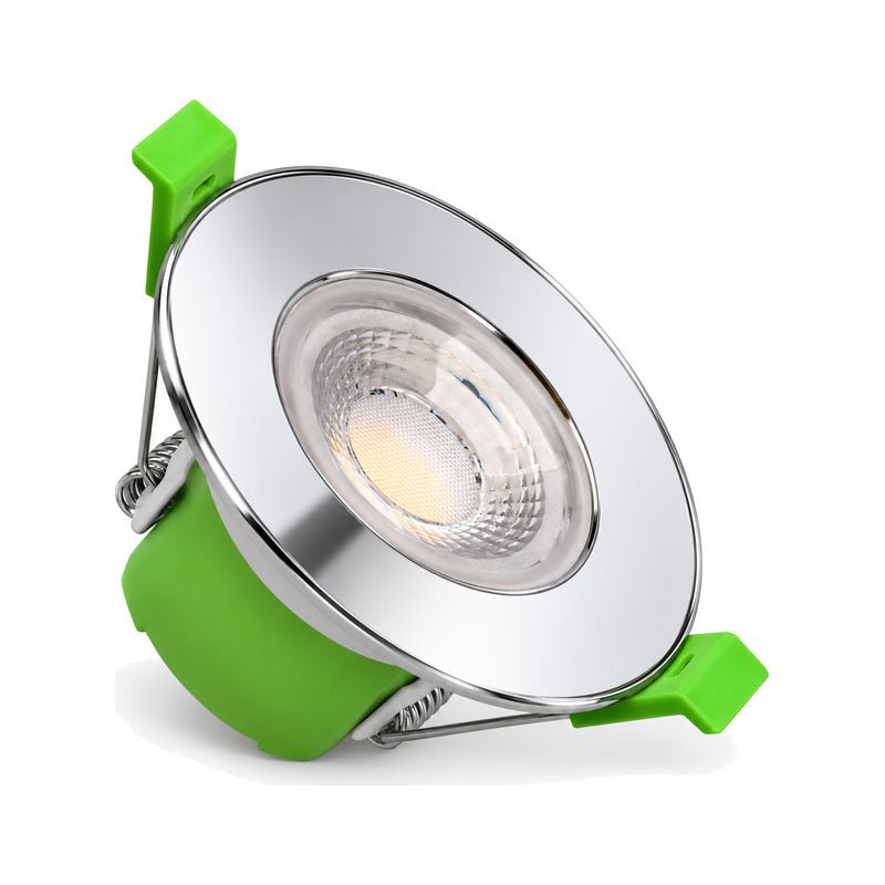 Spot Encastrable Coupe-Feu 6W ø86mm Dimmable CCT IP65 Chrome - 3000K/4000K/6500K - Silamp France