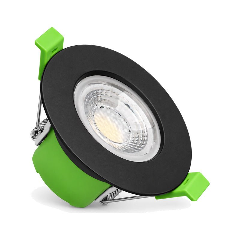 Spot Encastrable Coupe-Feu 6W ø86mm Dimmable CCT IP65 Noir - 3000K/4000K/6500K - Silamp France