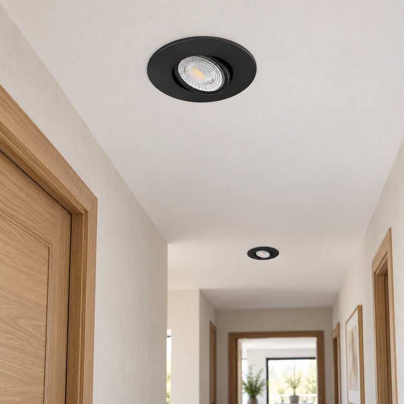 Spot Encastrable Extra Plat 4W CCT Noir ø90mm - 3000K/4000K/6500K - Silamp France