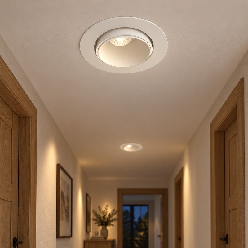 Spot Encastrable Orientable Anti-Éblouissement 8W ø105mm Dimmable CCT Blanc - 3000K/4000K/5700K - Silamp France
