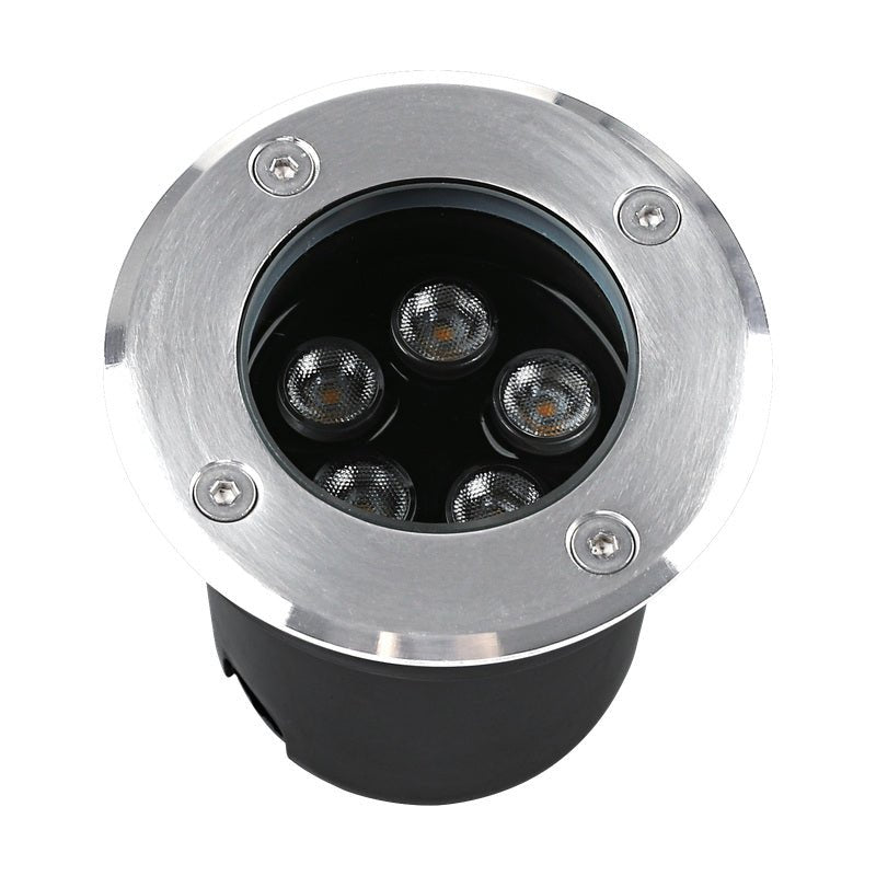 Spot Extérieur Encastrable 5W IP67 220V Sol 30° Ø80 - Silamp France