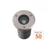 Pack de 50 - Spot Extérieur Encastrable LED IP65 220V Sol 3W 45°