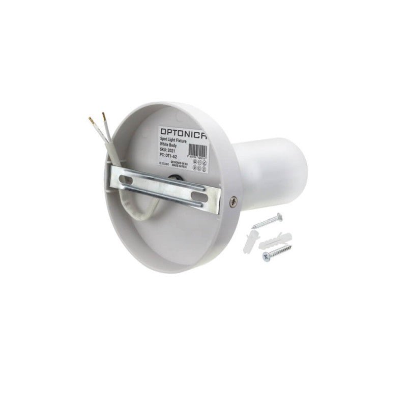 Spot LED en Saillie Orientable BLANC pour Ampoule GU10 - Silamp France