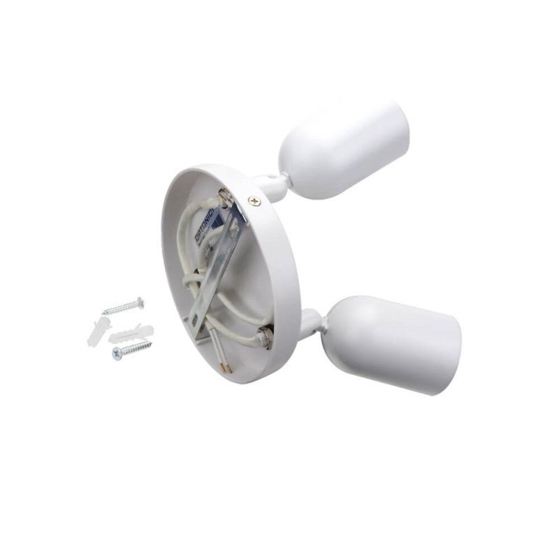 Spot LED en saillie Triple Orientable BLANC pour ampoule GU10 - Silamp France
