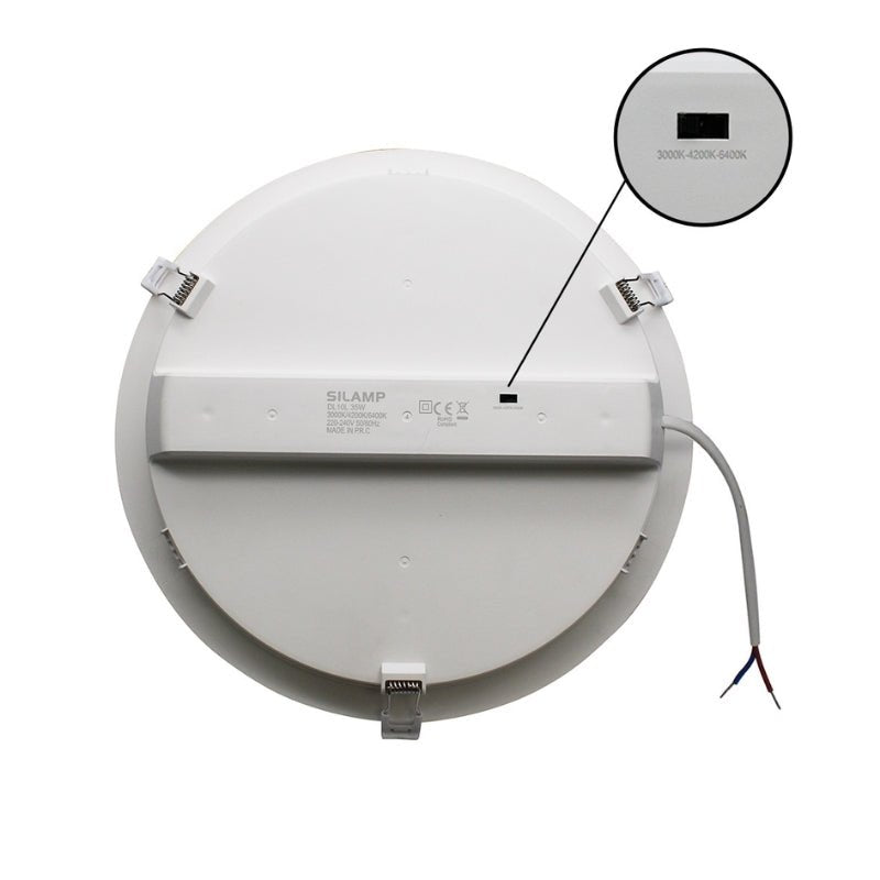 Spot LED Encastrable 35W Diamètre 30cm CCT 3000K/4200K/6400K ( Pack de 10 ) - Silamp France