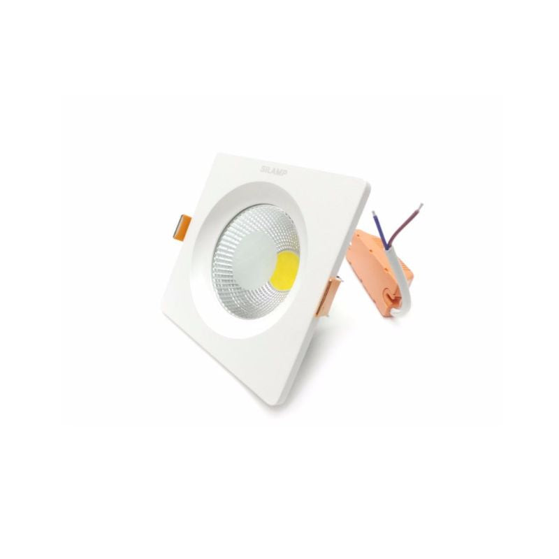 Spot LED Encastrable COB Carré 20W 130mm