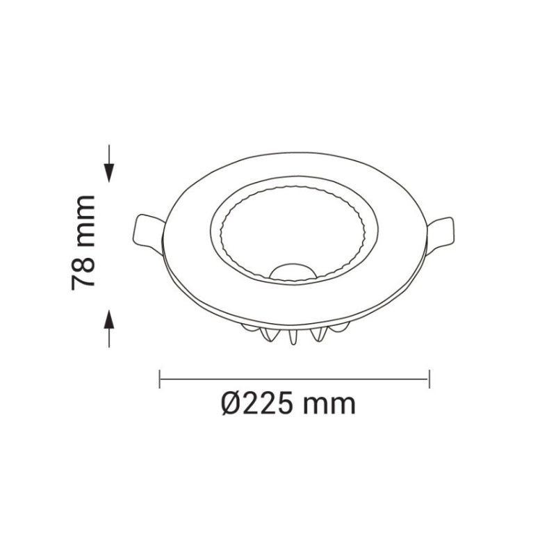 Spot LED Encastrable COB Rond 30W - Silamp France
