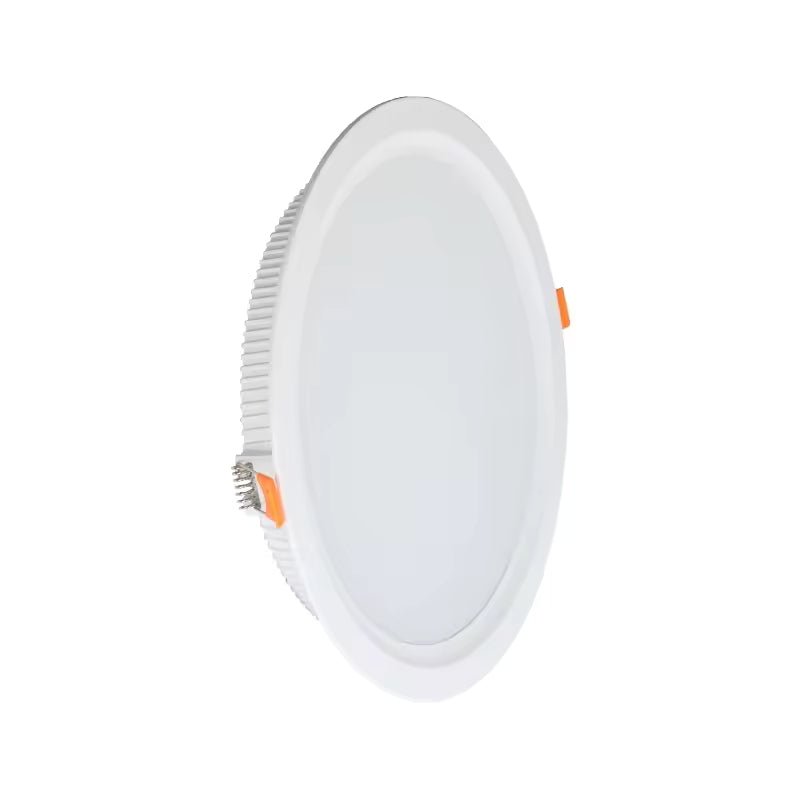 Spot LED Encastrable Plat Étanche 30W BLANC Transformateur Intégré (Pack de 10) - Silamp France
