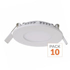 Pack de 10 - Spot LED Encastrable Rond BLANC 12W