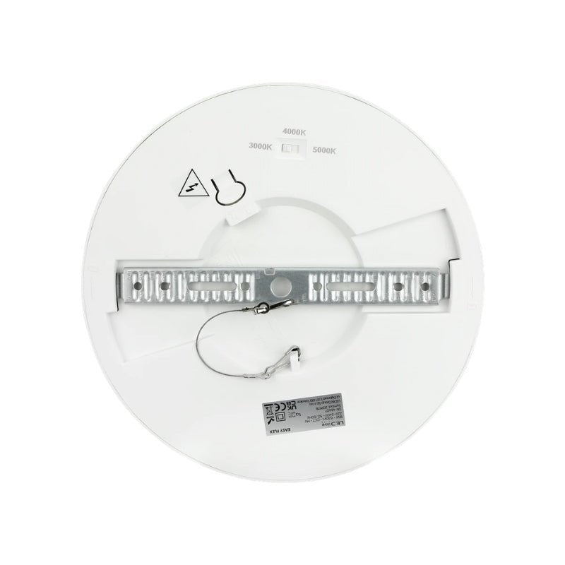 Spot LED Encastrable Rond Montage Réglable 24W 90lm/W ⌀300mm IP20 Blanc CCT avec Détecteur de Mouvement - 3000K/4000K/5000K - Silamp France