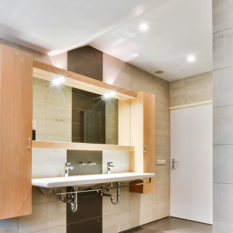 Spot LED Etanche 5W Rond Encastrable BLANC IP65 - Silamp France