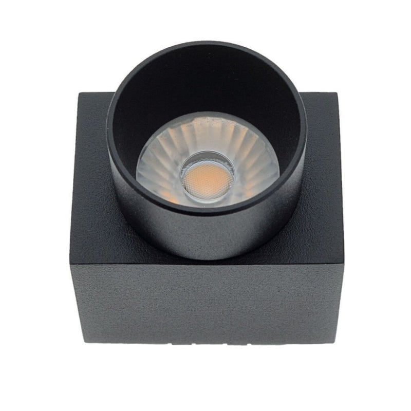 Spot LED Fixe 5W Noir pour Rail Magnétique Extra Plat MM30 - Silamp France