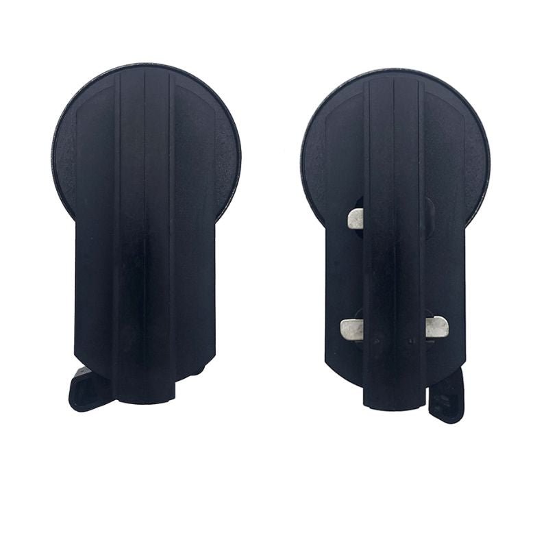 Spot LED sur rail 80° Monophasé NOIR pour ampoule GU10 (Pack de 5) - Silamp France