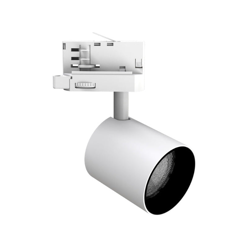 Spot LED sur Rail Blanc Triphasé 24W 36° TRIAC Dimmable - Silamp France